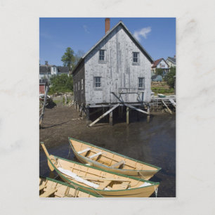 Dory builder,Lunenburg, Nova Scotia, Kanada Vykort