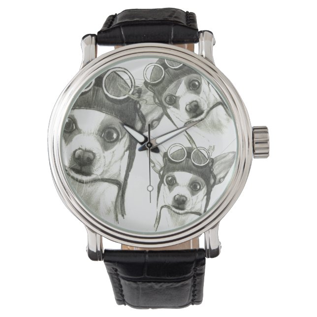 Dory the ChiWee (Tiny Chihuahua) by Sång Zeock Armbandsur (Framsida)