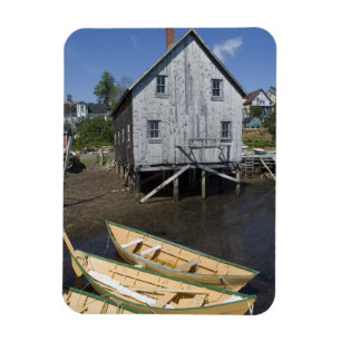 Dorybyggare, Lunenburg, Nova Scotia, Kanada Magnet