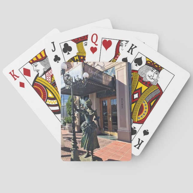 Dorymans Inn, Newport Beach, Kalifornien Casinokort (Baksidan)