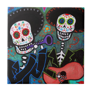 DOS Amigos Diameter de los Muertos Kakelplatta