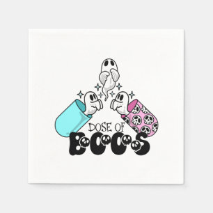 Dos av Boos Funny Ghost Medical Halloween Pappersservett