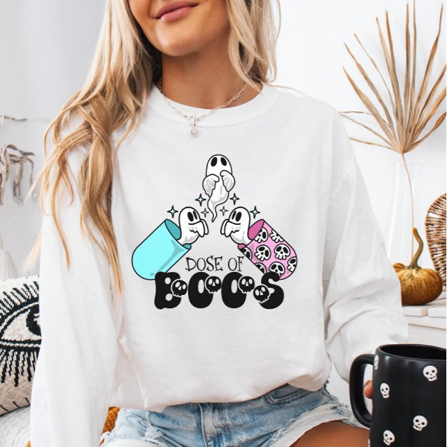 Dos av Boos Funny Ghost Medical Halloween T Shirt (Skapare uppladdad)