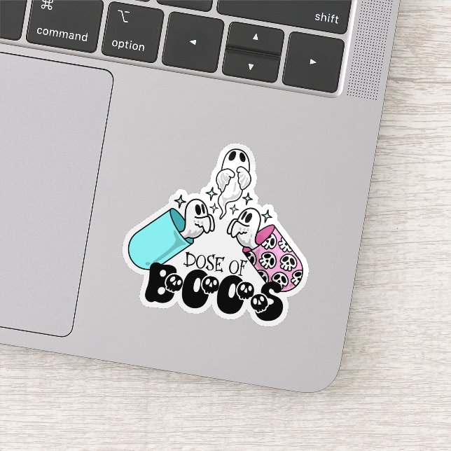 Dos av Boos Halloween Medical Klistermärken (Detalj)