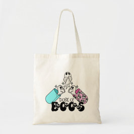 Dos av Boos Spooky Medical Halloween Tote Bag Tygkasse