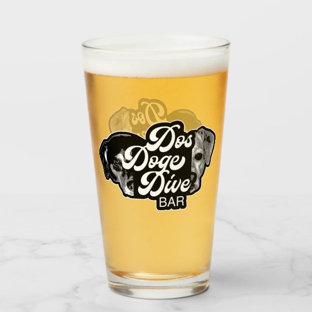 Dos Doge Dive Pub Glaskopp (Framsida fylld)