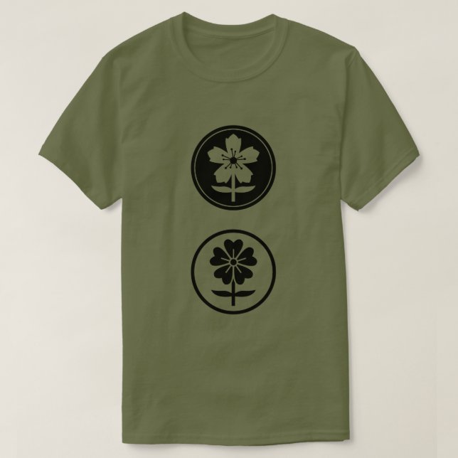 dos flores t shirt (Design framsida)