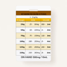Dosering Quick RE: Etomidate och Ketamin för RSI
