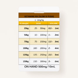 Dosering Quick RE: Etomidate och Ketamin för RSI