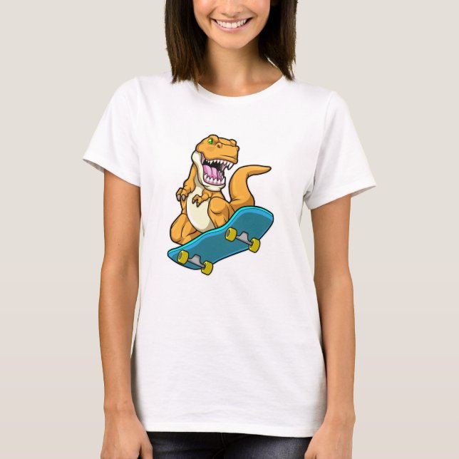 Dosering som Skater med Skateboard T Shirt (Framsida)