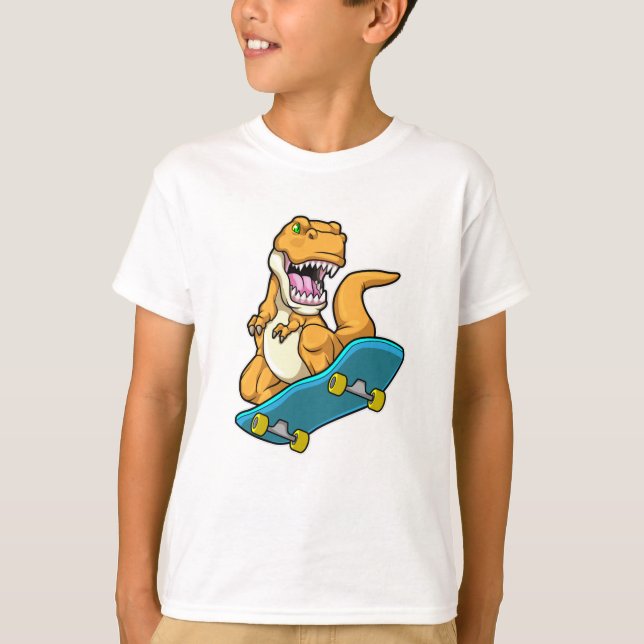 Dosering som Skater med Skateboard T Shirt (Framsida)