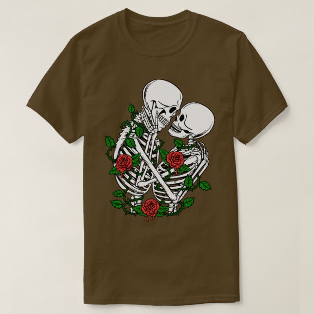 Döskallar Älskare T Shirt (Design framsida)