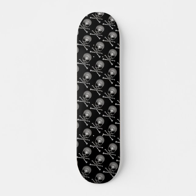 Döskallar av död skateboard bräda 20 cm (Framsida)