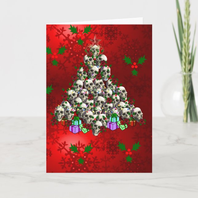 Döskallar av jul helgkort (Framsida)