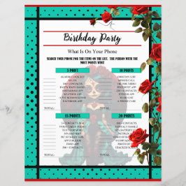 Döskallar av Röd ros och kalk på ditt Mobila spel