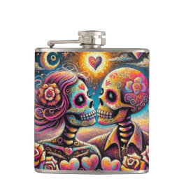 Döskallar av socker i Kärlek Impressionistic Chalk Fickplunta