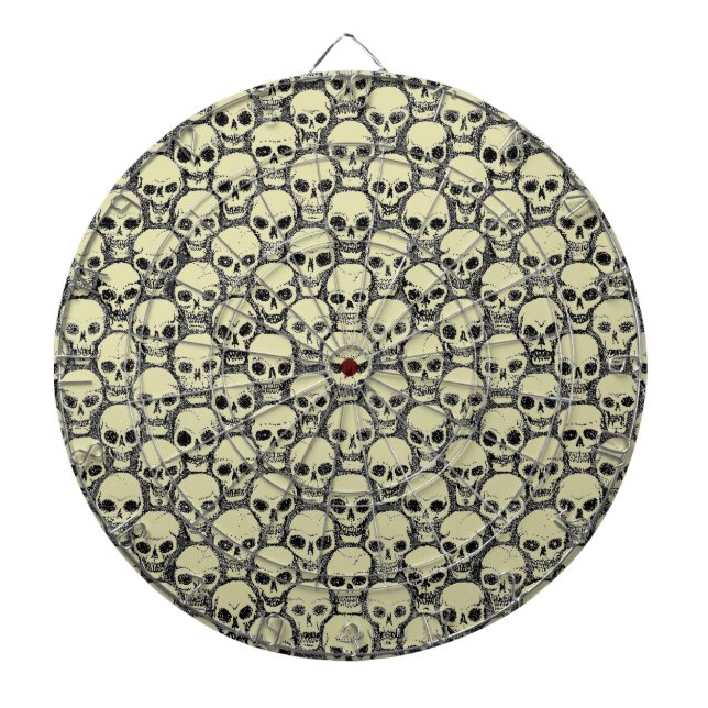 Döskallar av vägg darttavla (Framsidan)