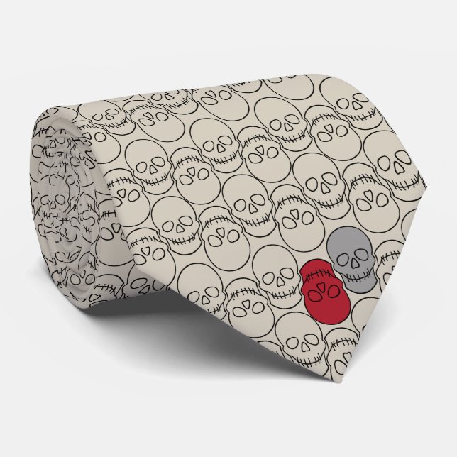 Döskallar - Benvit och Fladdermus Black Slips (Rullad)