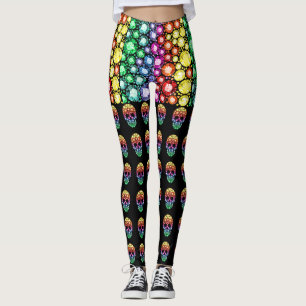 Döskallar Day of the dead Pop Mode Leggings