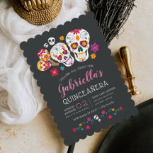 Döskallar Day of the dead Theme Quinceanera