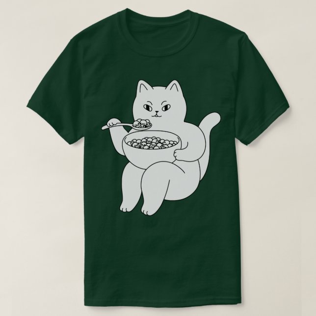 Döskallar för frukost t shirt (Design framsida)