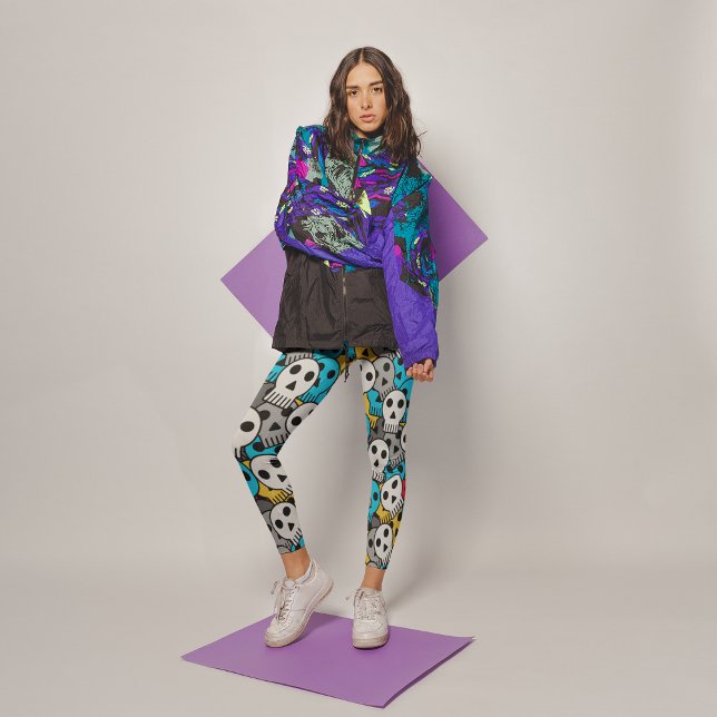 döskallar för funky leggings (Skapare uppladdad)