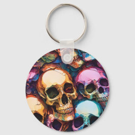 Döskallar för funky nyckelring