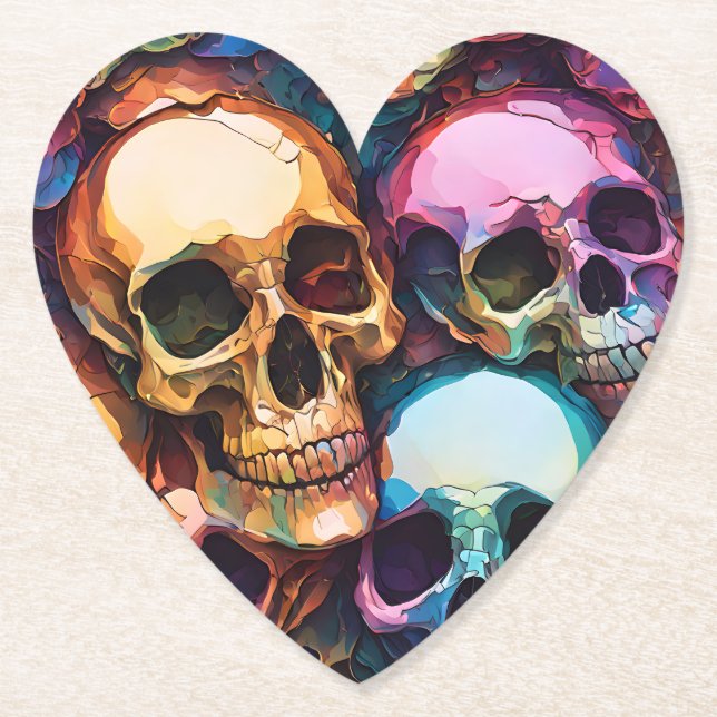 Döskallar för funky underlägg papper (Framsida)