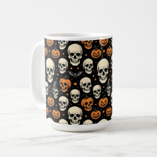 Döskallar för Halloween Kaffemugg
