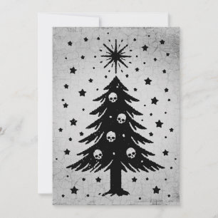 Döskallar för Julgran Julkort