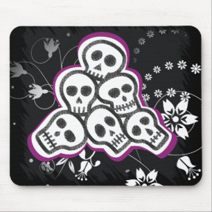Döskallar Halloween Mousepads Musmatta