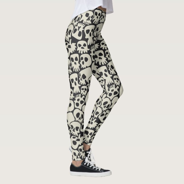 Döskallar Leggings (Höger)