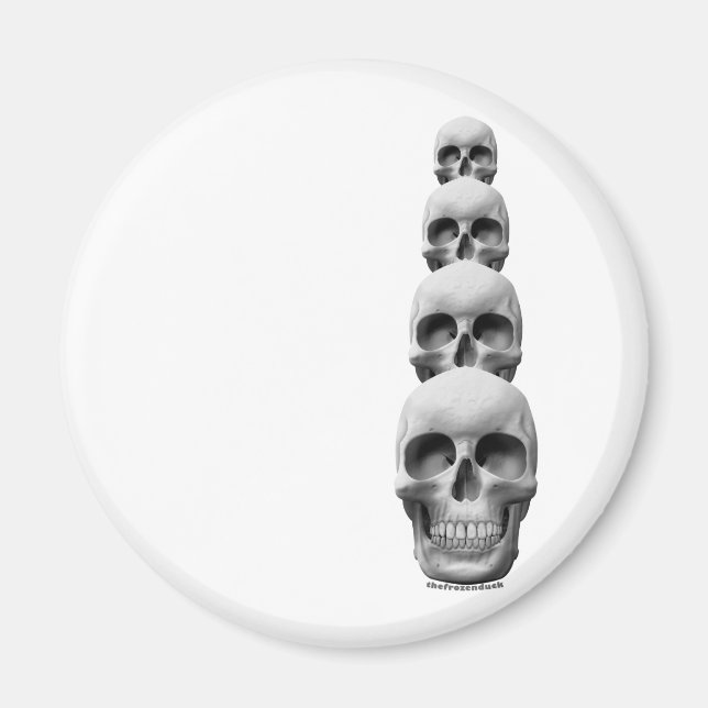 DÖSKALLAR - LODRÄT MAGNET (Framsidan)
