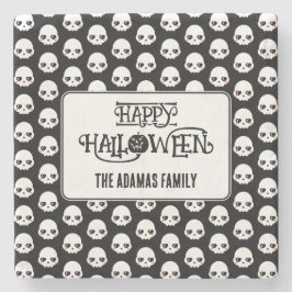 Döskallar med efternamn för Creepy Cute Stenunderlägg