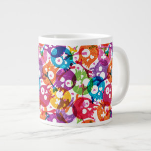 Döskallar mönster 3 jumbo mugg
