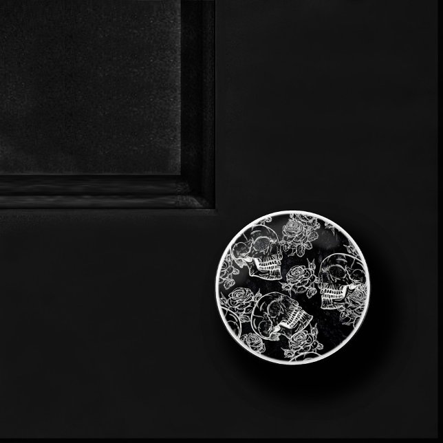 Döskallar och Chalk Ro | Gothic Glam Funky Grunge Knopp (Skapare uppladdad)