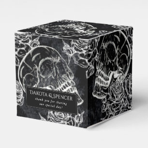 Döskallar och Chalk Ro Gothic Glam Tack Presentaskar