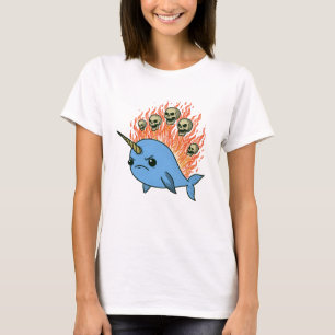 Döskallar och glödlampor för smal Arg T Shirt