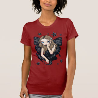 Döskallar och gotisk felik skjorta för stjärnor t shirt