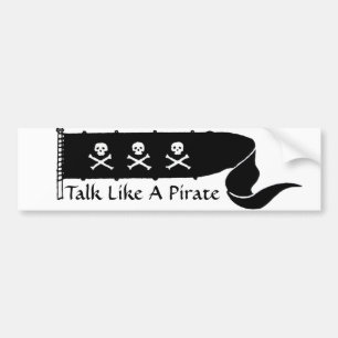 DÖSKALLAR OCH GRÖDDA BONER SVART VITE PIRAT FLAGGA BILDEKAL