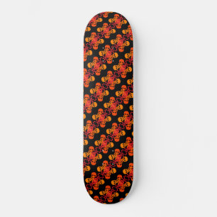 Döskallar och korsben Mönster Skateboard Bräda 20,5 Cm