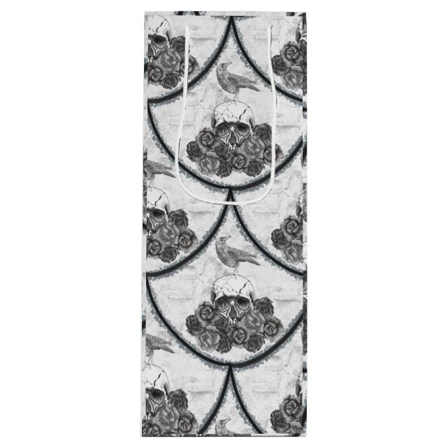 Döskallar och Kråka Vin Gift Bag (Framsidan)