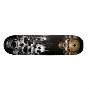 Döskallar och mer döskallar stiger ombord: D Skateboard Bräda 19,5 Cm