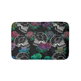 Döskallar och Mörk Ro | Funky Glam Ombre Grunge Badrumsmatta