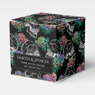 Döskallar och Ombre Ro Gothic Glam Tack Presentaskar