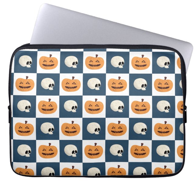 Döskallar och pumpkontroller laptop fodral (Framsidan)