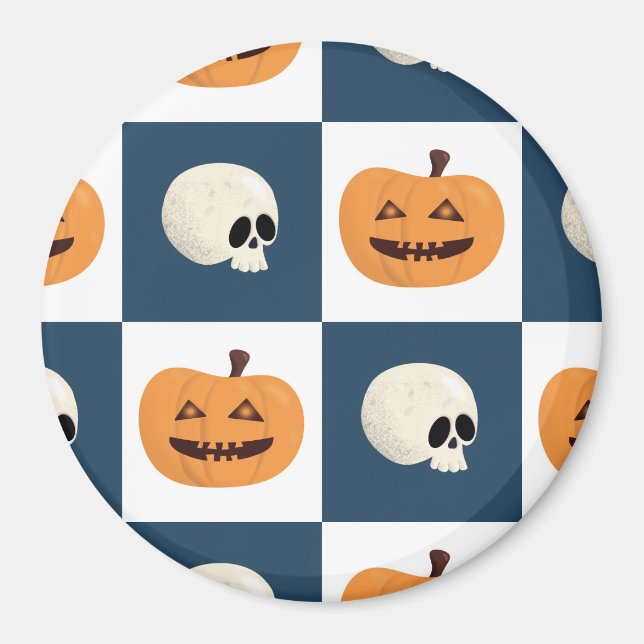 Döskallar och pumpkontroller magnet (Framsidan)