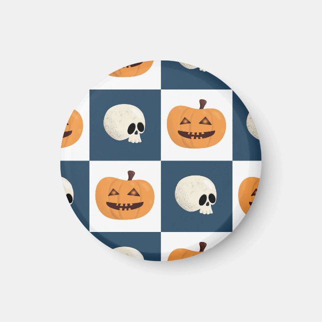 Döskallar och pumpkontroller magnet (Framsidan)