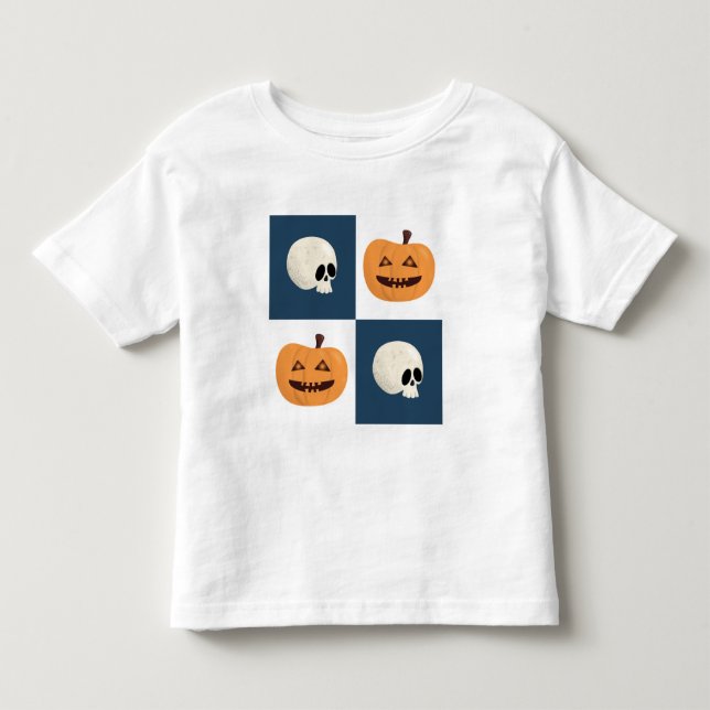 Döskallar och pumpkontroller t shirt (Framsida)