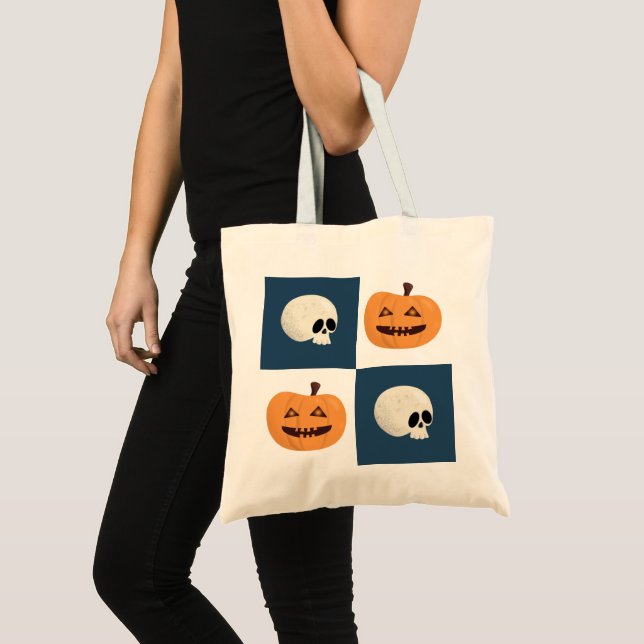 Döskallar och pumpkontroller tygkasse (Framsida (produkt))